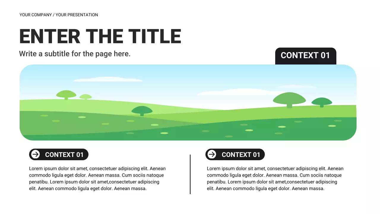 Black and White Basic Layout Collection Presentation