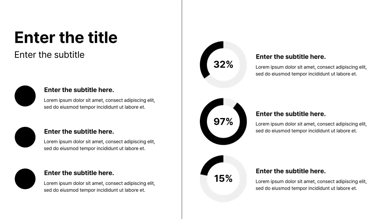 White and Blue Modern Graph and Timeline Collection Presentation
