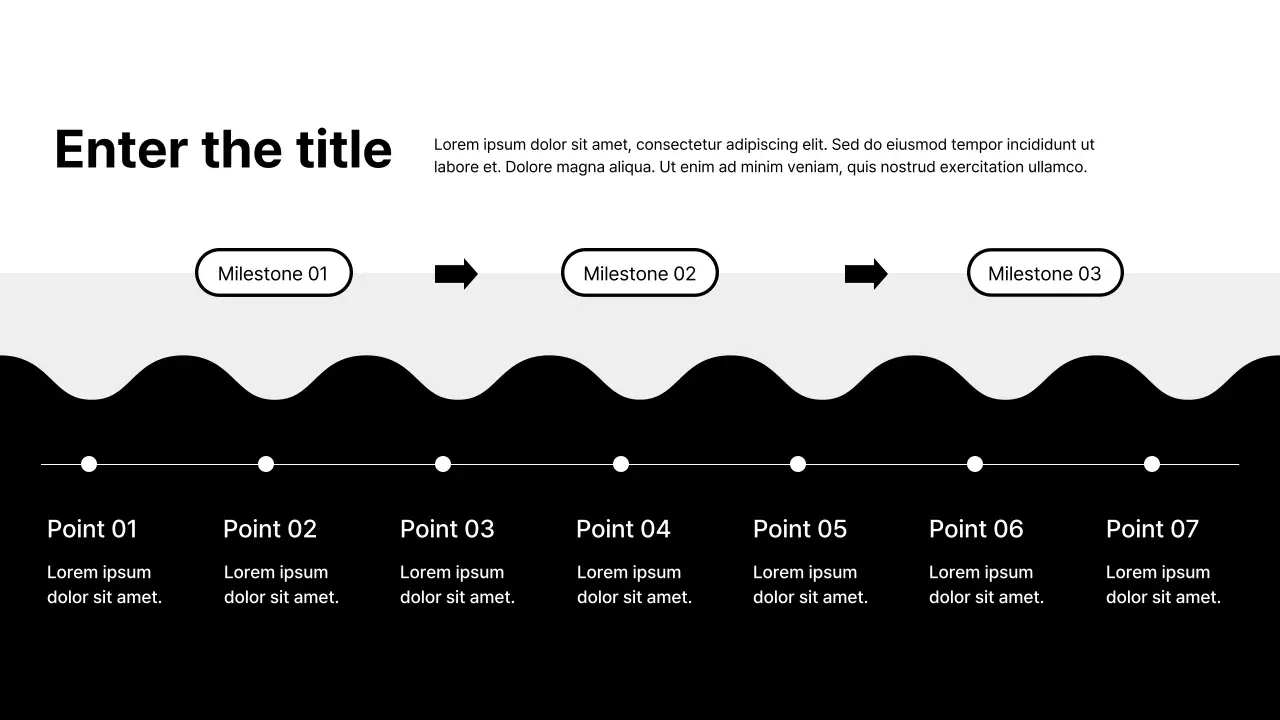 White and Blue Modern Graph and Timeline Collection Presentation
