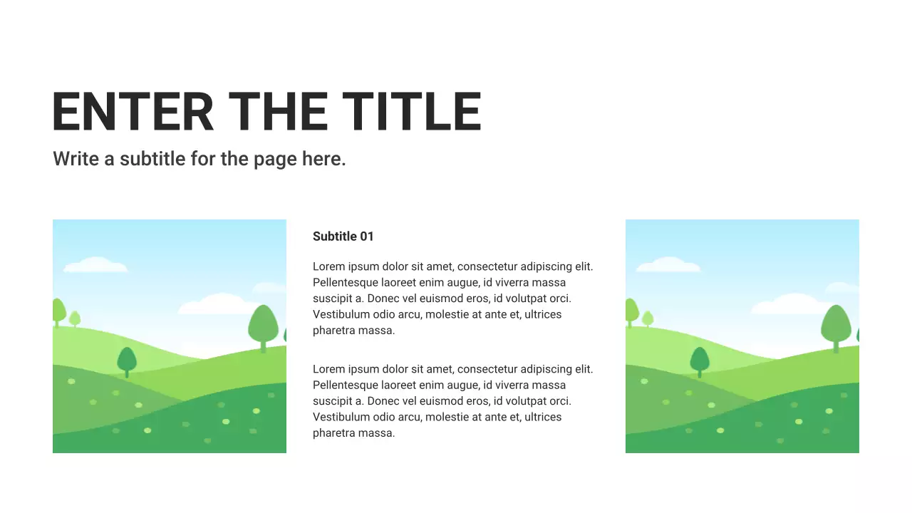 Black and White Basic Layout Collection Presentation