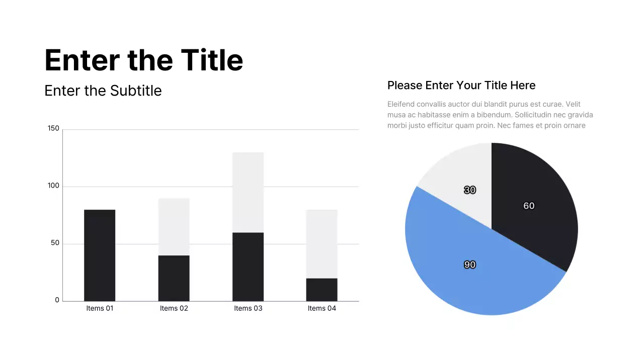 White and Blue Modern Graph and Timeline Collection Presentation