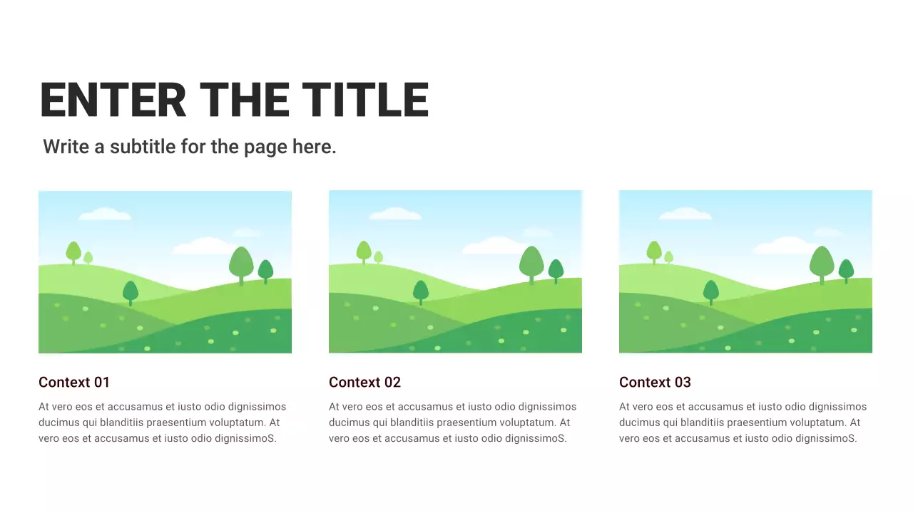 Black and White Basic Layout Collection Presentation