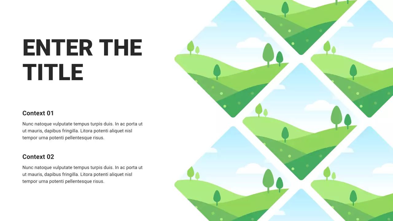 Black and White Basic Layout Collection Presentation