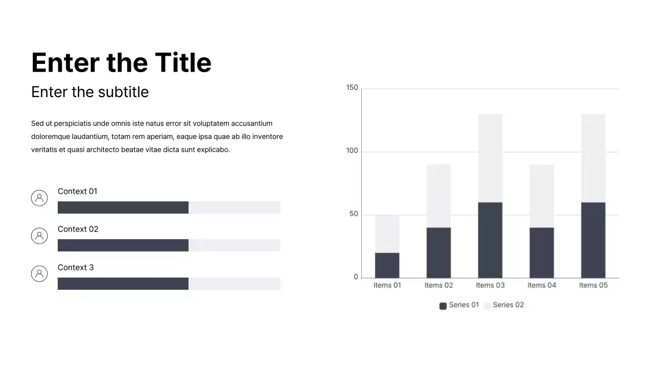 White and Blue Modern Graph and Timeline Collection Presentation