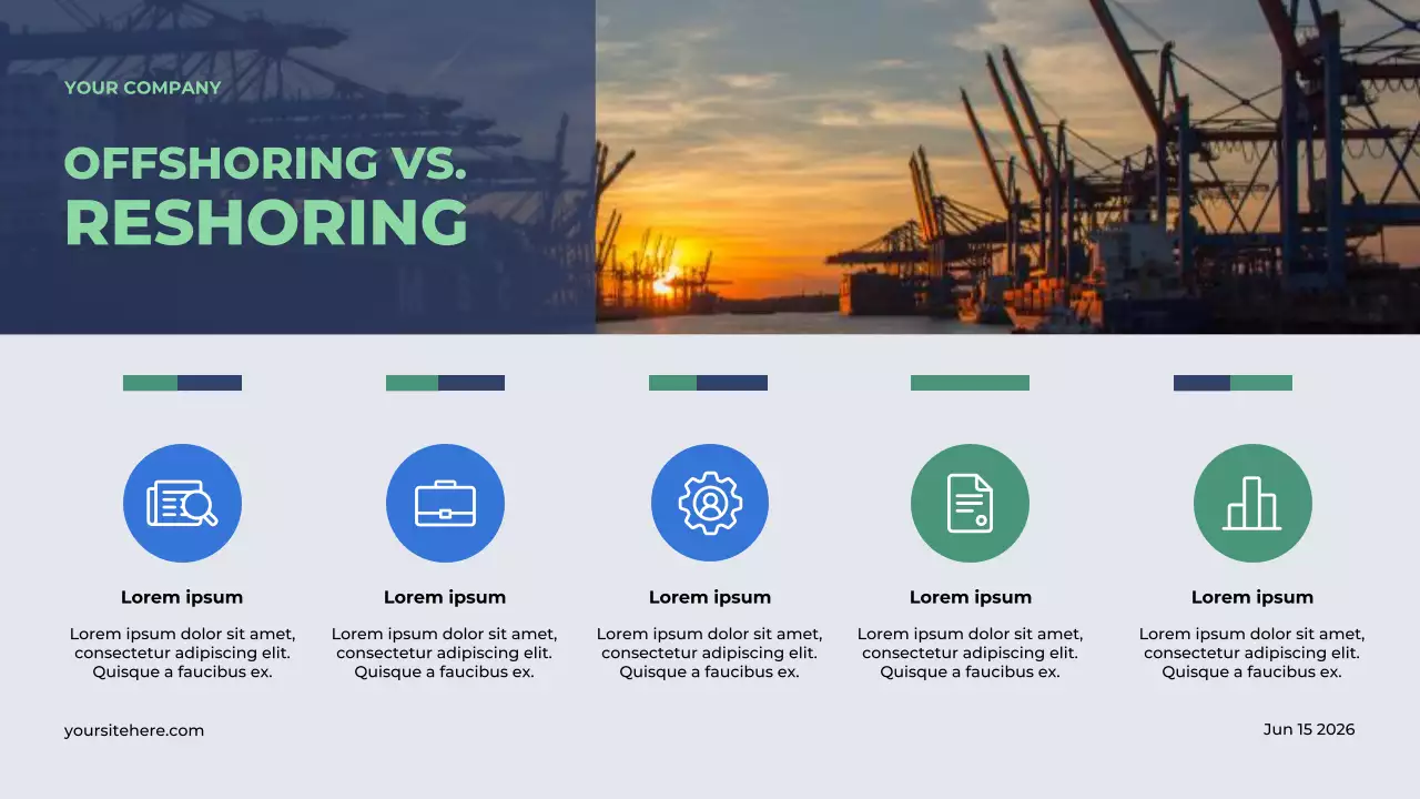 Orange Industrial Reshoring Presentation