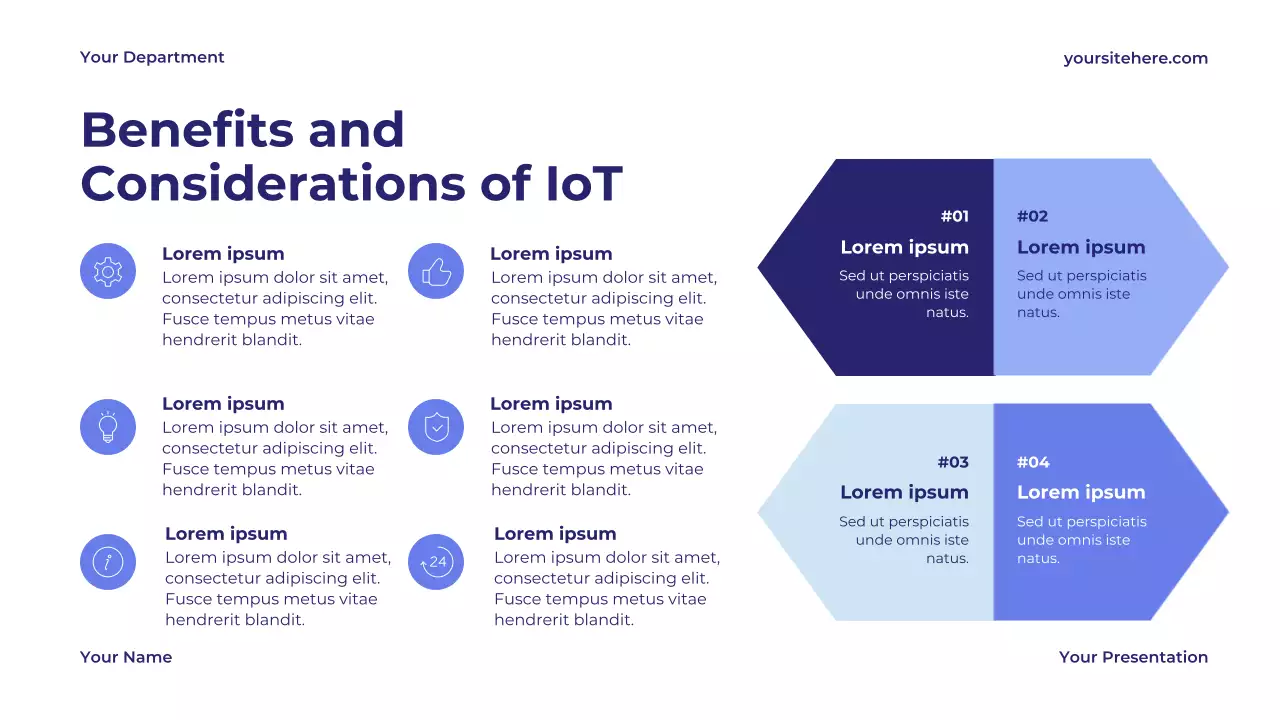 Blue Modern Internet Technology Introduction Presentation