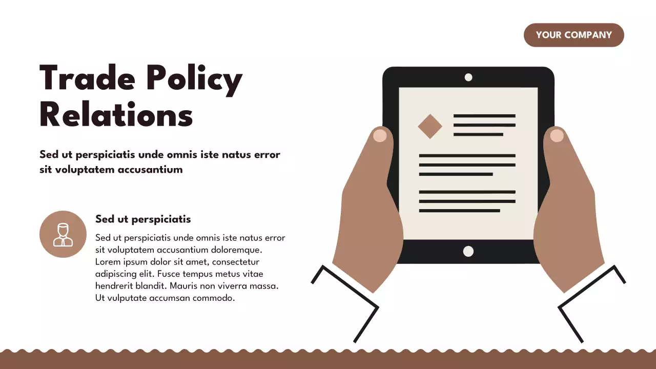 Brown Retro Maritime Trade Presentation