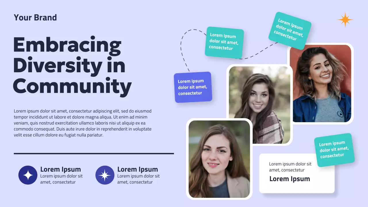 Blue Modern Values Campaign Presentation