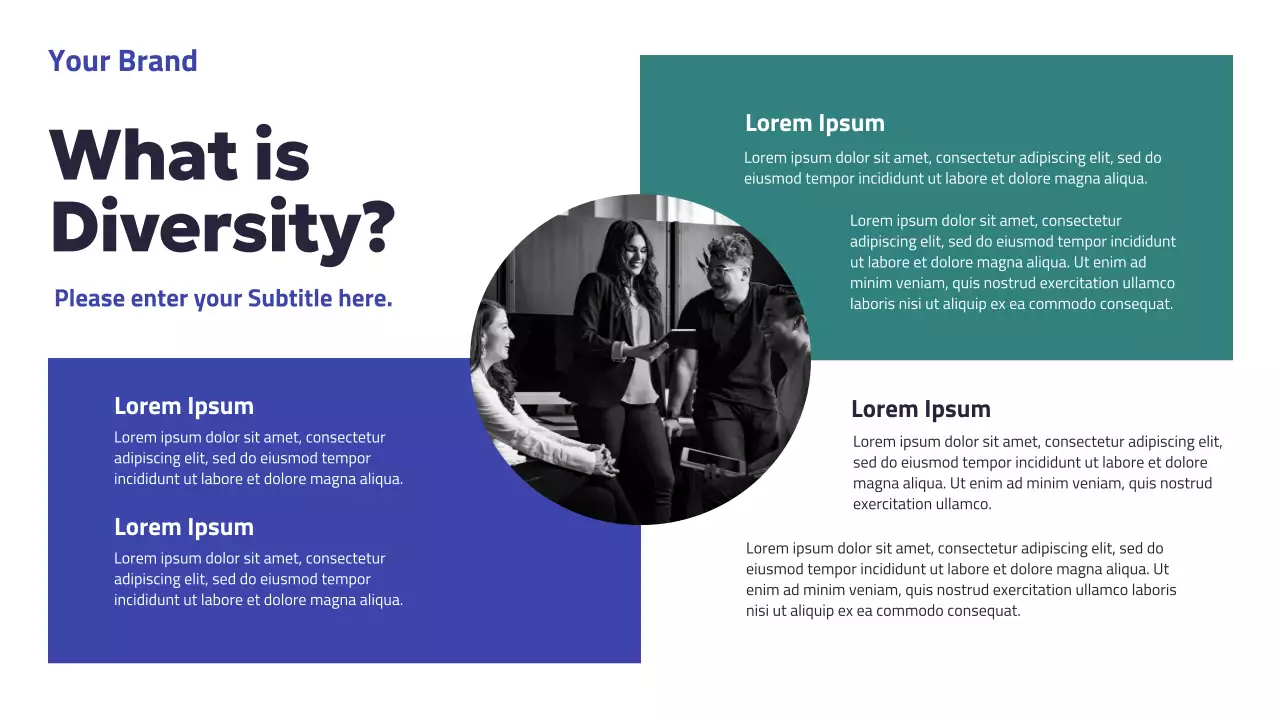 Blue Modern Values Campaign Presentation