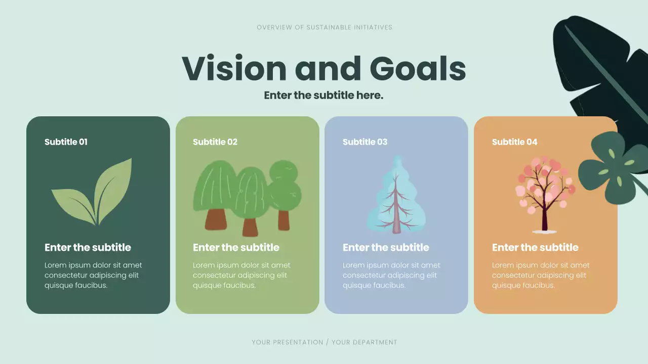 Green Modern Sustainability Awareness Presentation