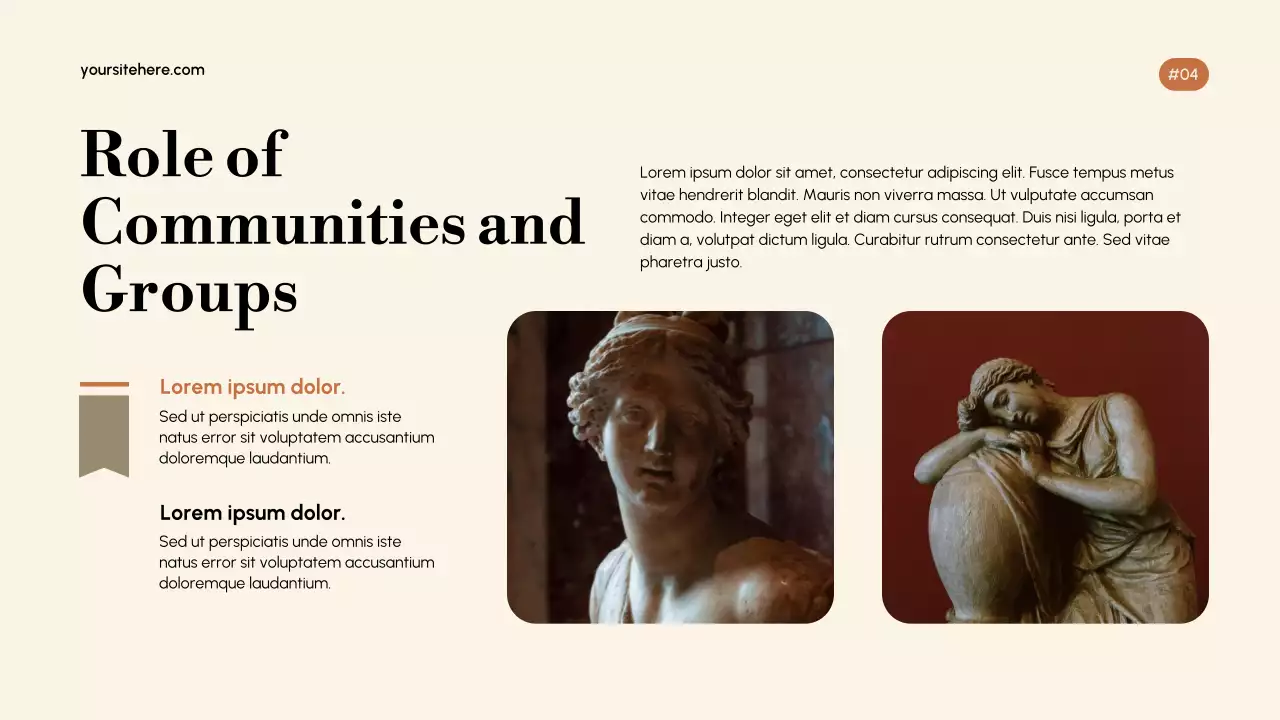 Gold Elegant Culture Introduction Presentation