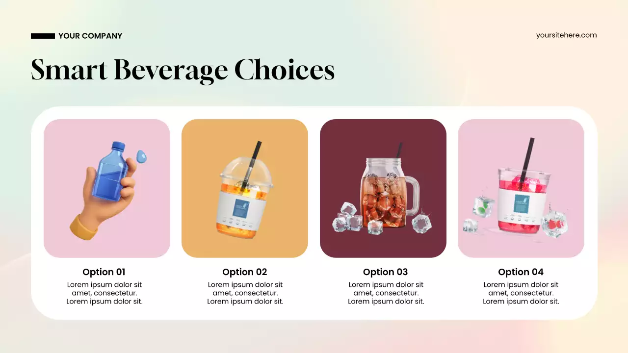 Bài thuyết trình giới thiệu cơ bản về Blue Modern Water