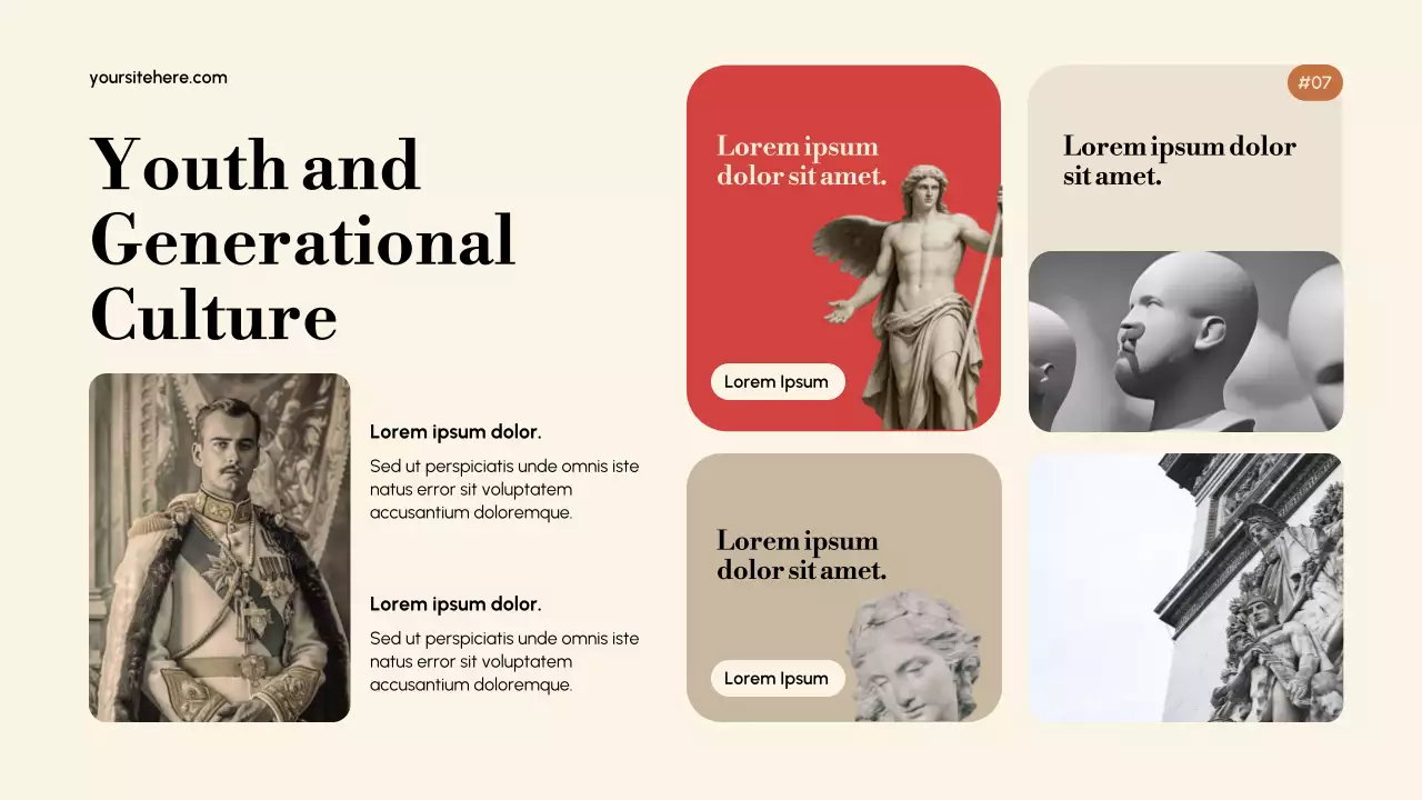 Gold Elegant Culture Introduction Presentation