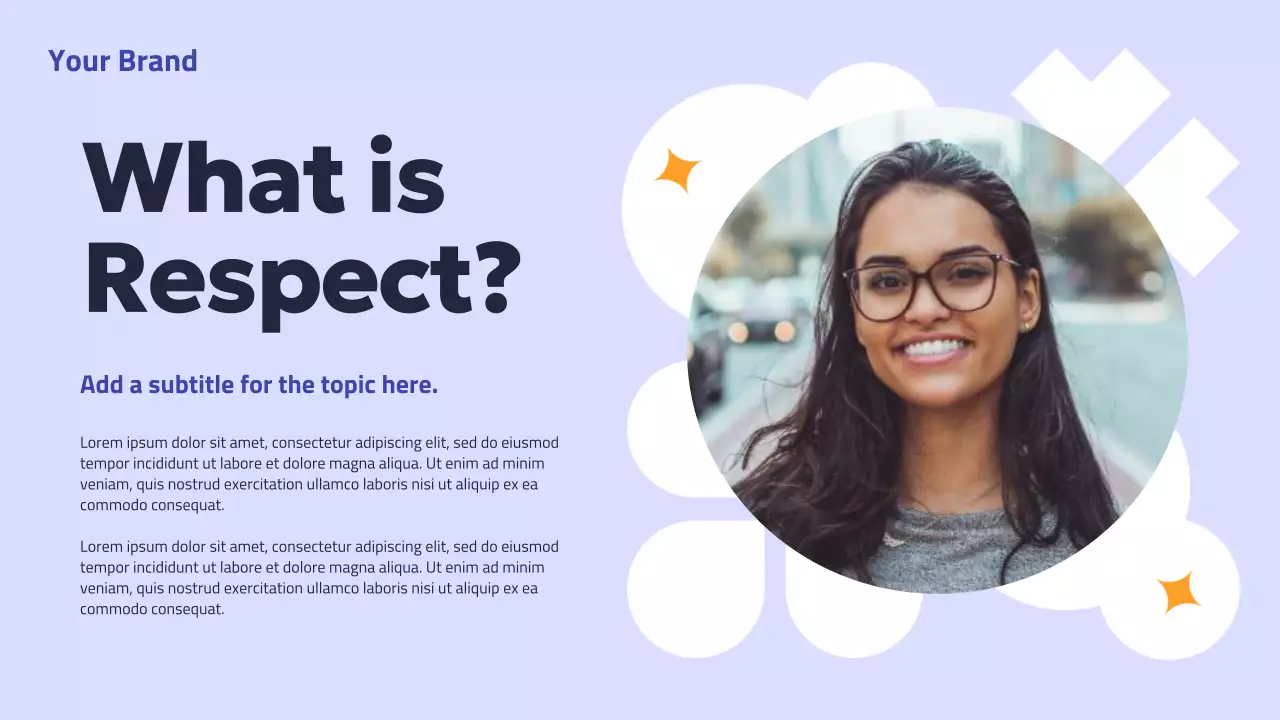 Blue Modern Values Campaign Presentation