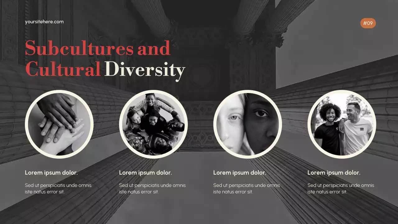 Gold Elegant Culture Introduction Presentation