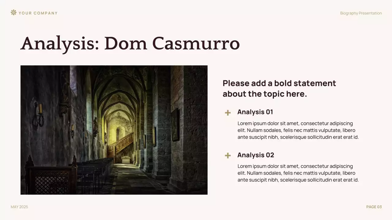 Bài thuyết trình về Văn học cổ điển Brown