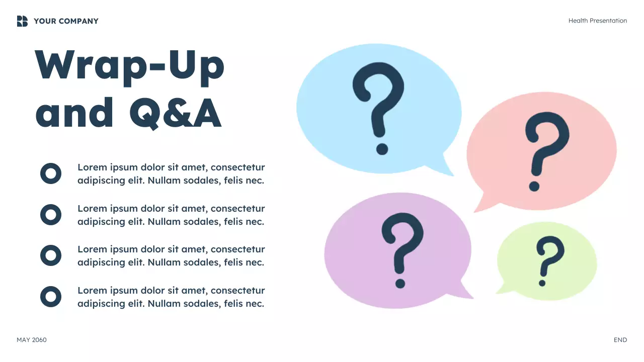 Blue Modern Meningitis Awareness Presentation