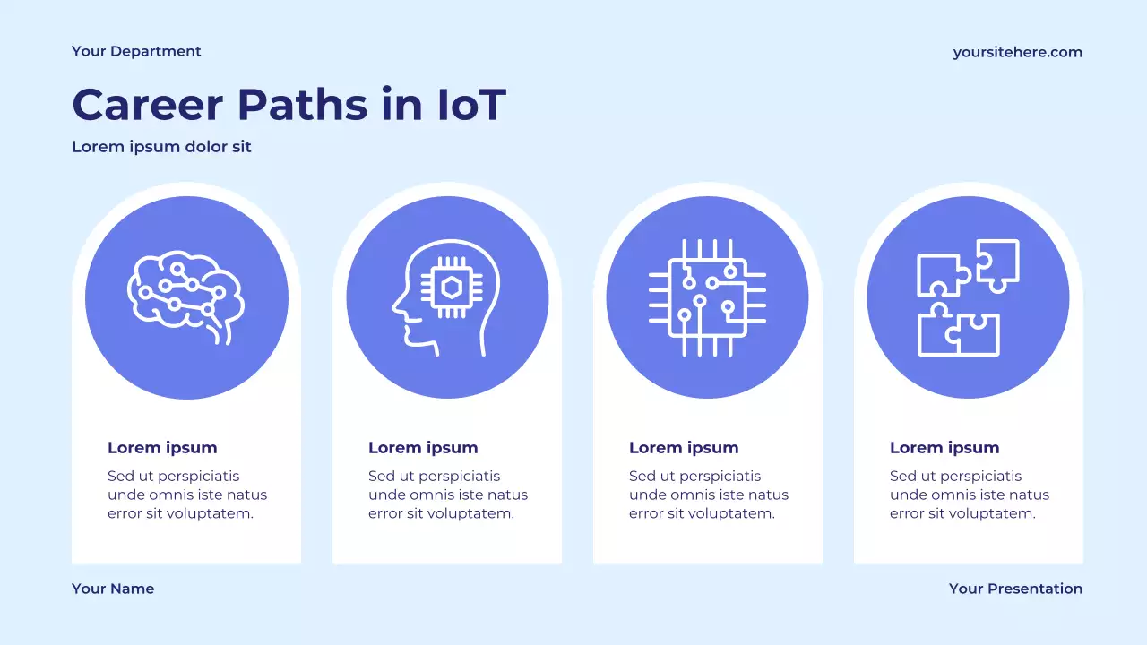 Blue Modern Internet Technology Introduction Presentation