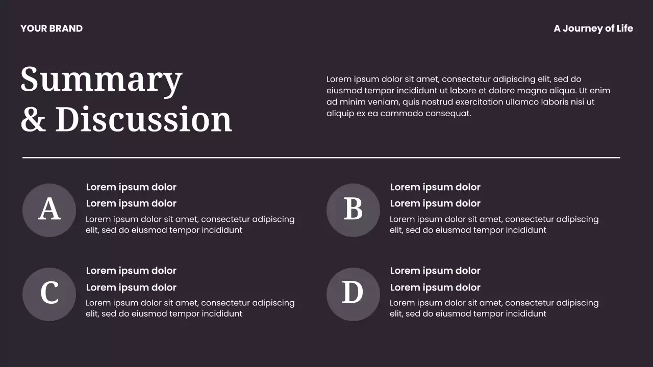 Black and Blue Modern Music History Presentation