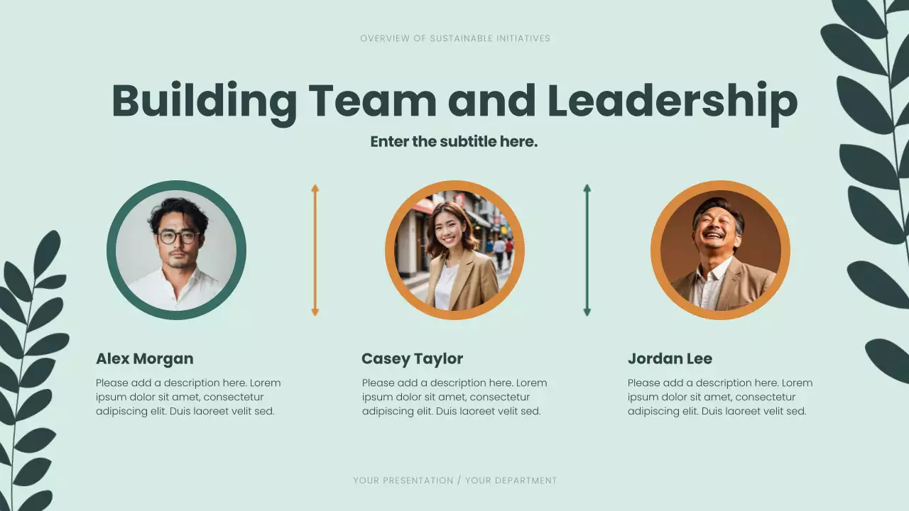 Green Modern Sustainability Awareness Presentation