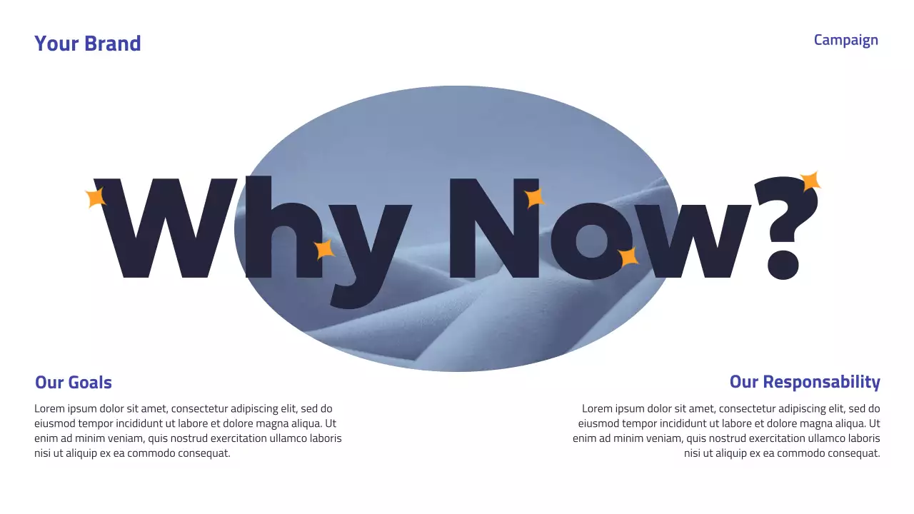 Blue Modern Values Campaign Presentation