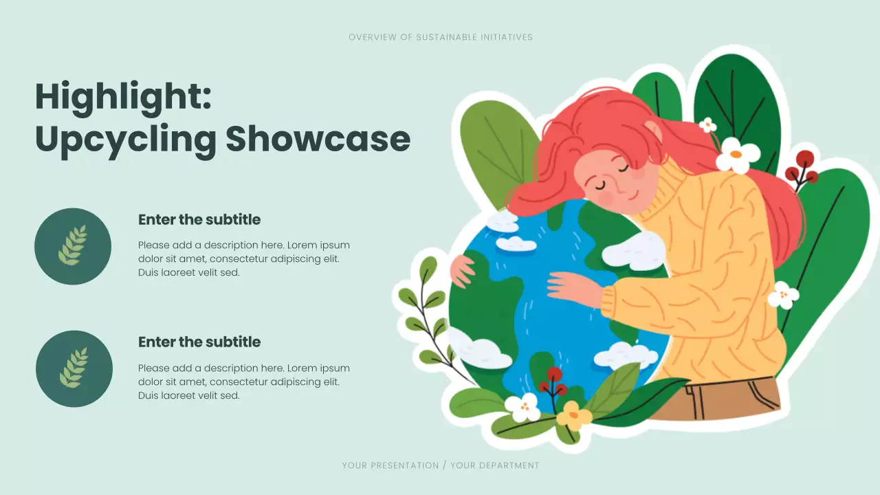 Green Modern Sustainability Awareness Presentation