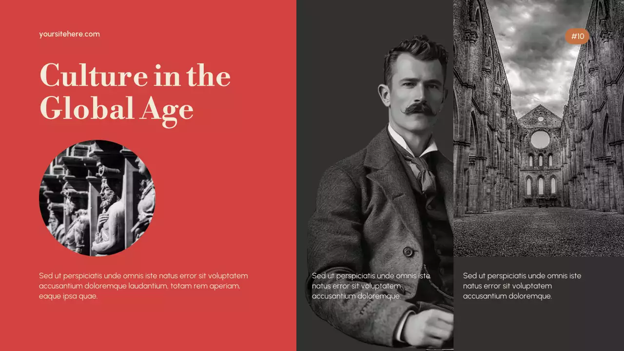 Gold Elegant Culture Introduction Presentation