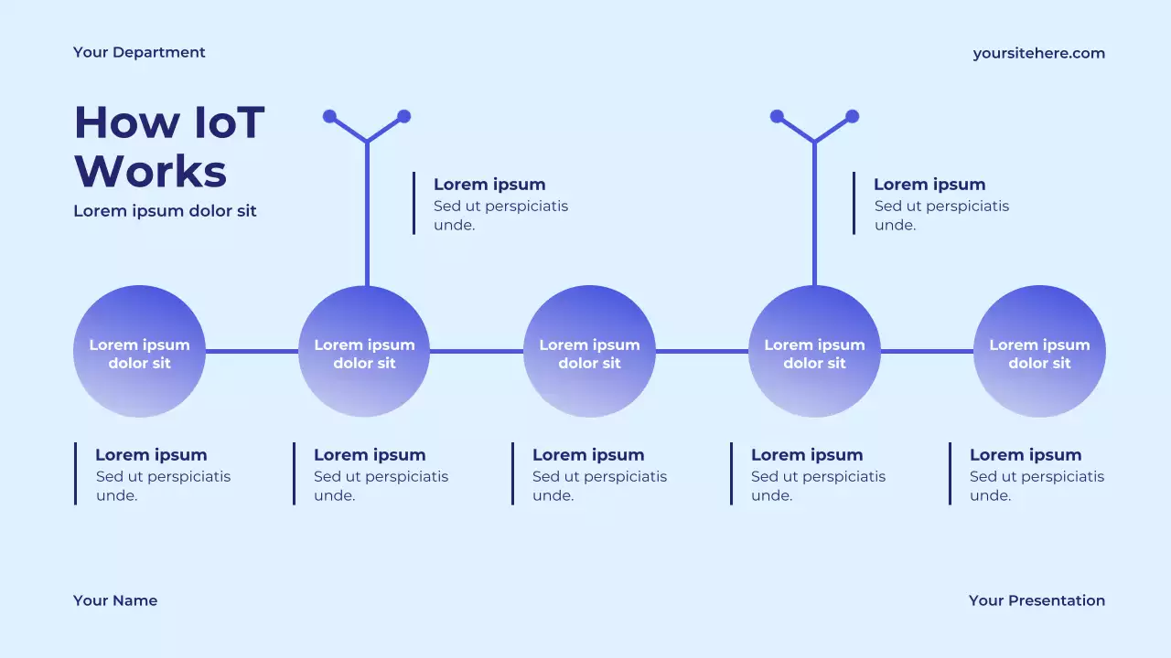 Blue Modern Internet Technology Introduction Presentation