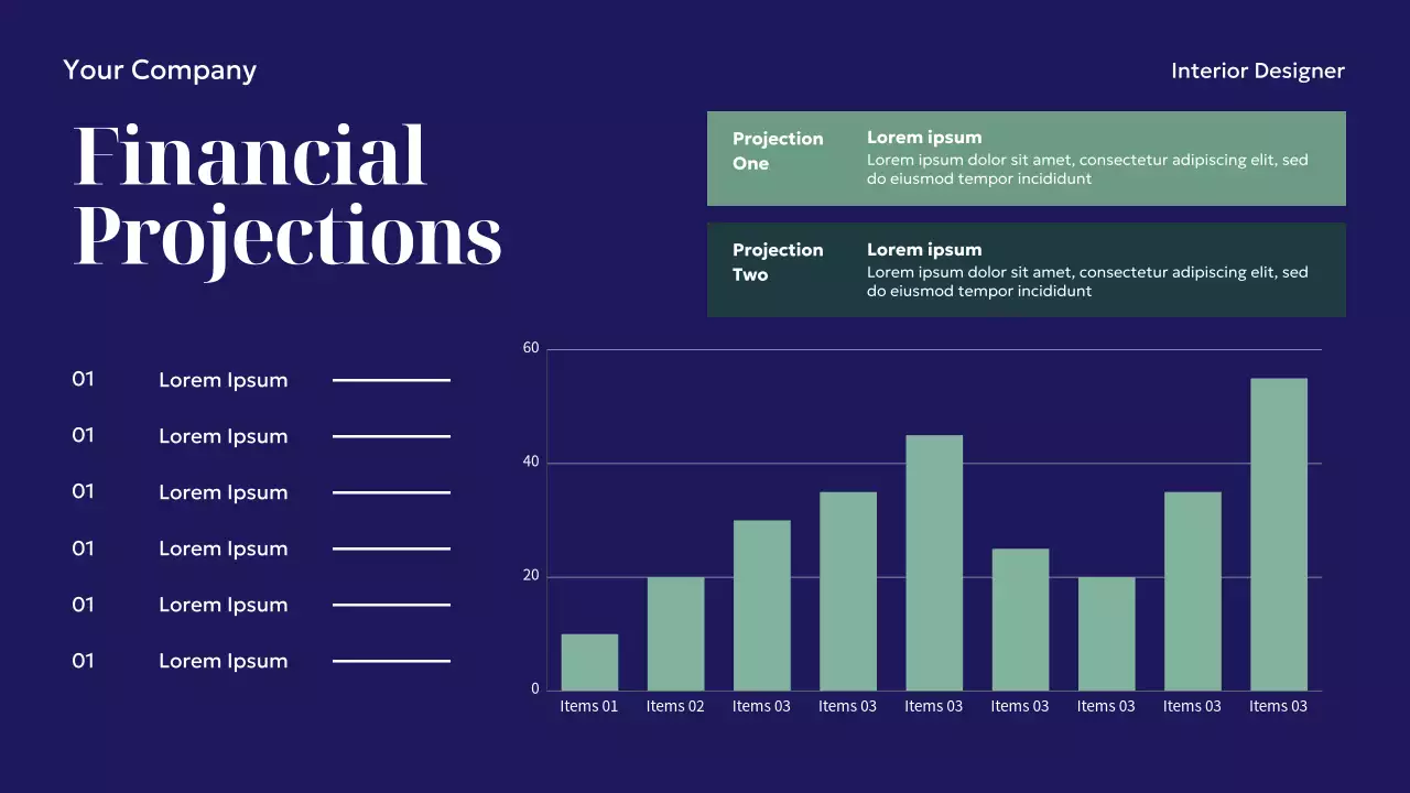 Trình bày thiết kế nội thất hiện đại của Navy