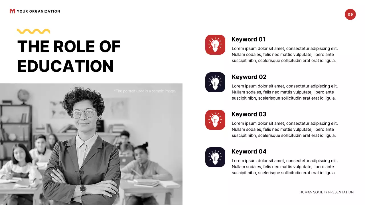 Bài thuyết trình phản đối của Black Bold