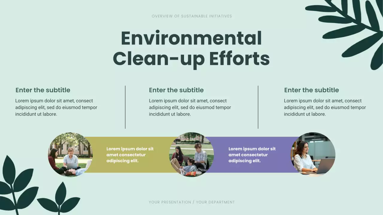 Green Modern Sustainability Awareness Presentation