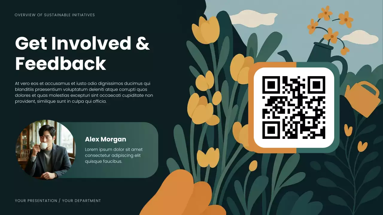 Green Modern Sustainability Awareness Presentation