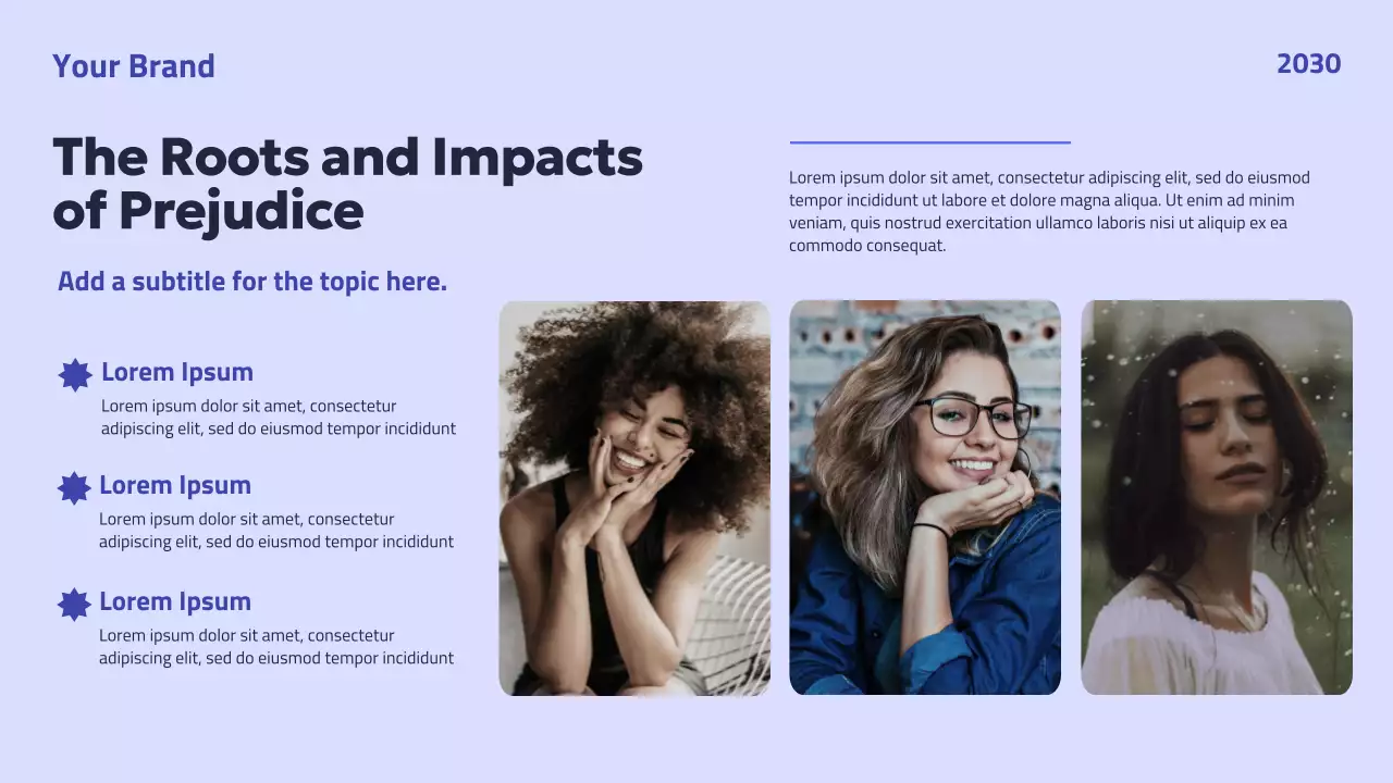 Blue Modern Values Campaign Presentation