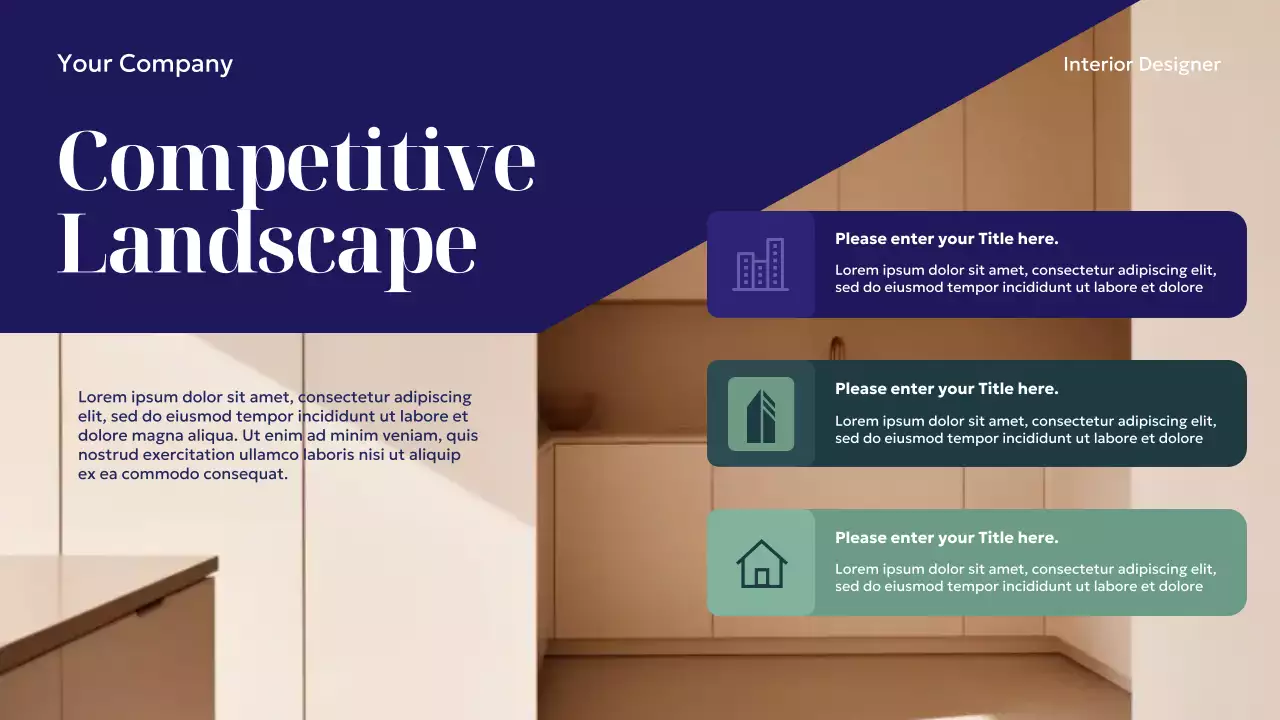 Trình bày thiết kế nội thất hiện đại của Navy