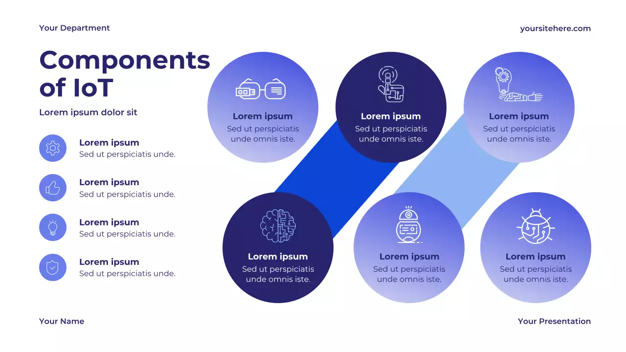 Blue Modern Internet Technology Introduction Presentation