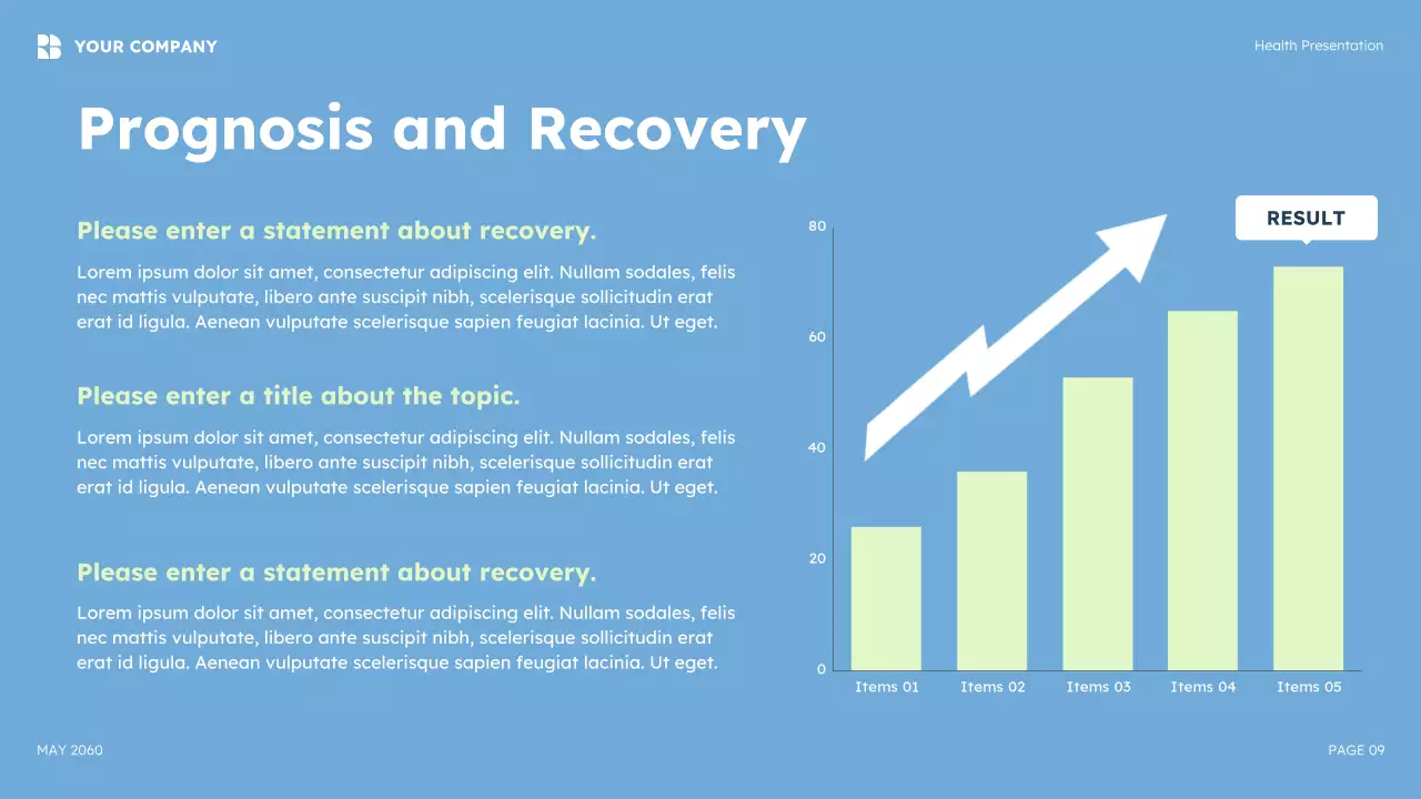 Blue Modern Meningitis Awareness Presentation