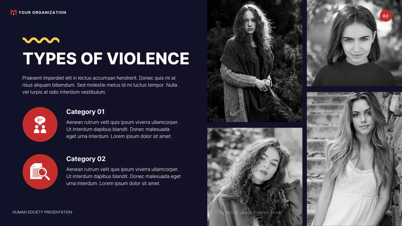 Bài thuyết trình phản đối của Black Bold