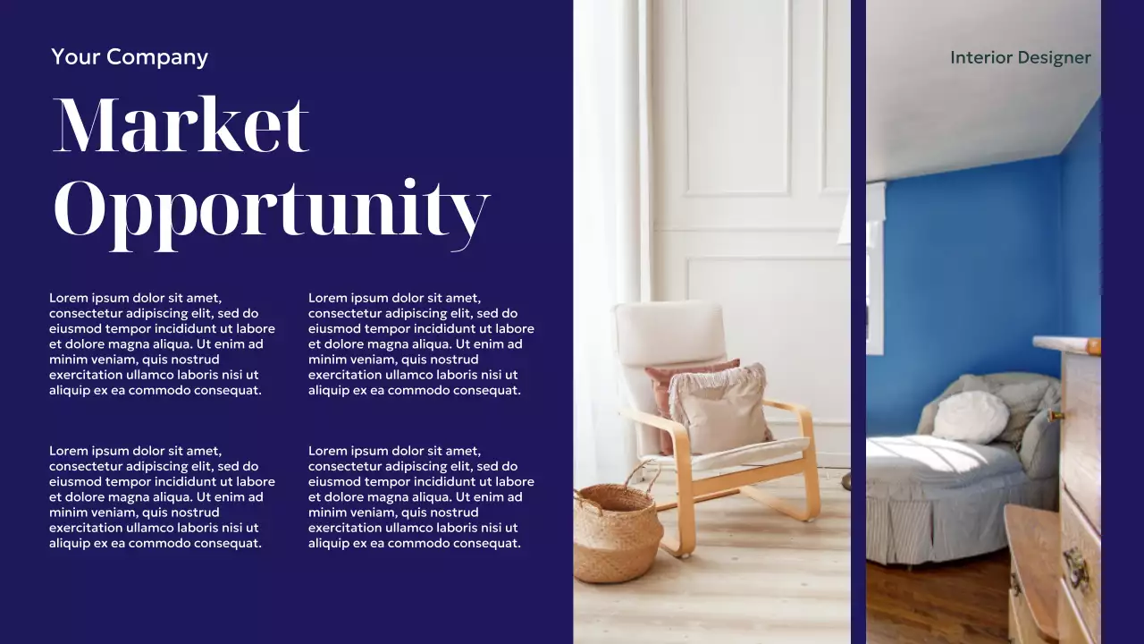 Trình bày thiết kế nội thất hiện đại của Navy