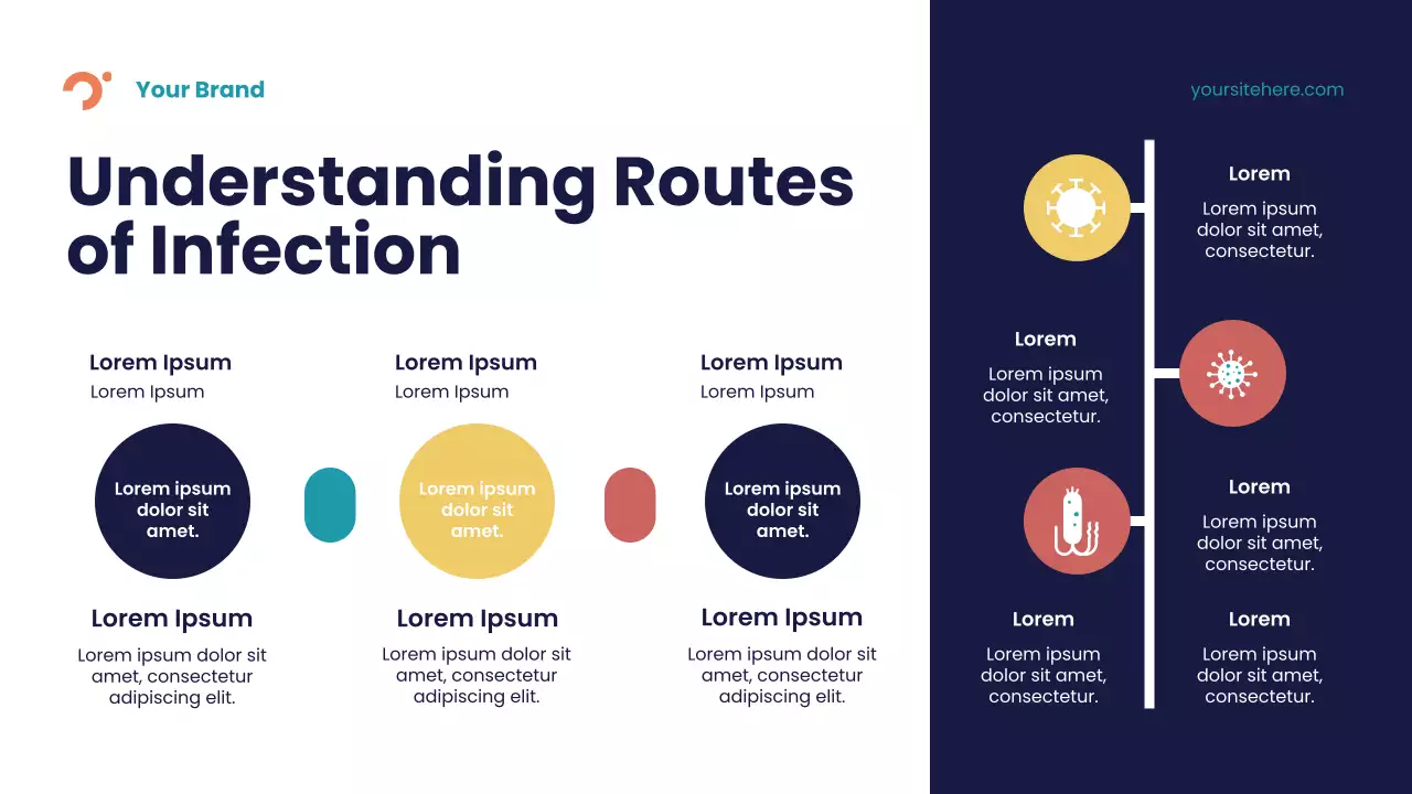 Blue Abstract Toxins and Disease Lecture Presentation