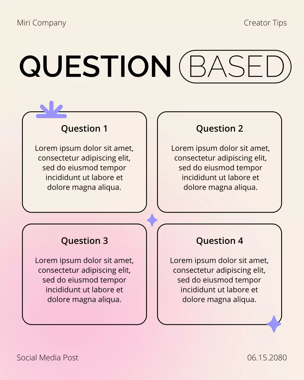 Cream and Pink Content Creation Tips Instagram Post