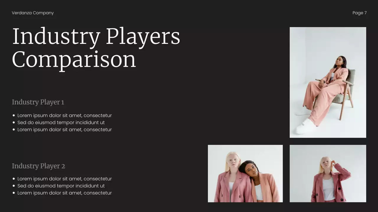 Light Pink and Black Minimalist Market Trend Report