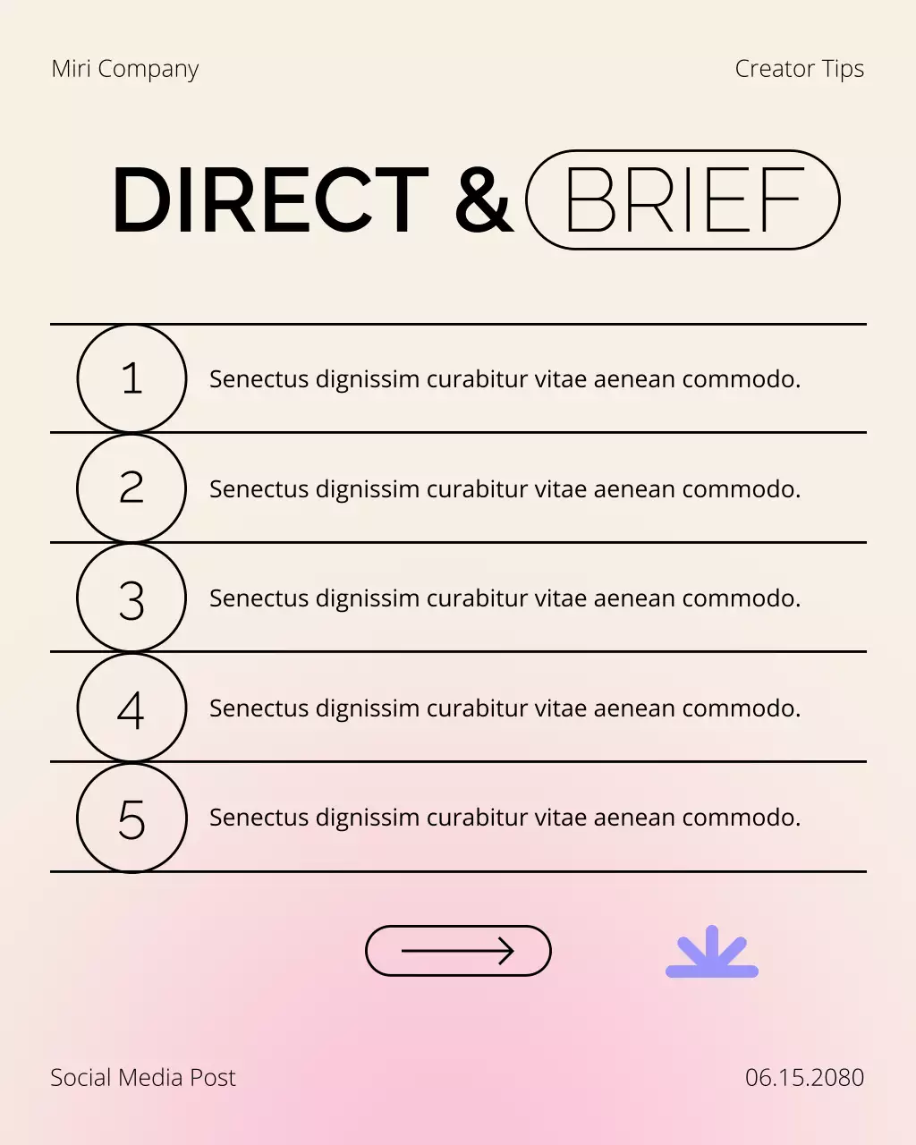 Cream and Pink Content Creation Tips Instagram Post