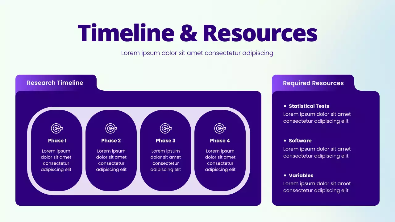 Blue and White Bold Research Proposal Presentation