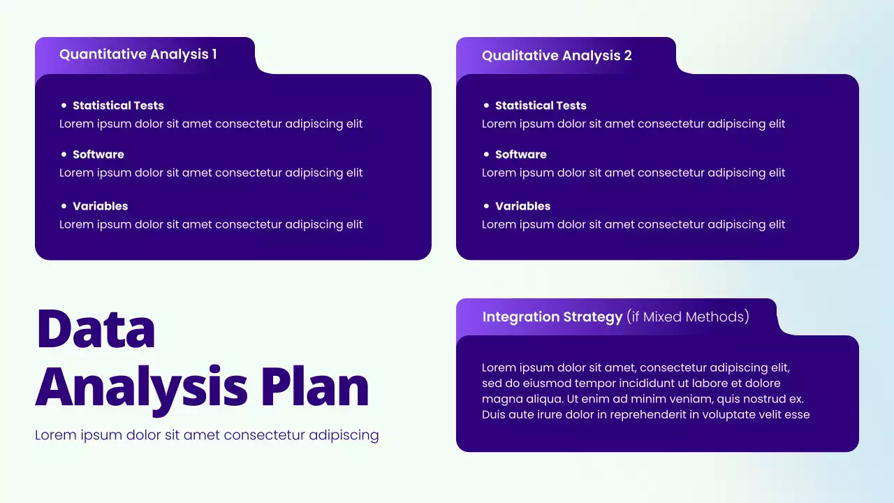 Blue and White Bold Research Proposal Presentation