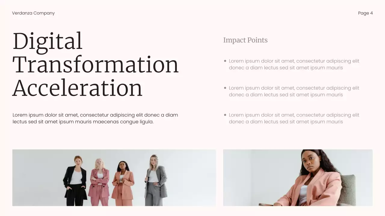 Light Pink and Black Minimalist Market Trend Report