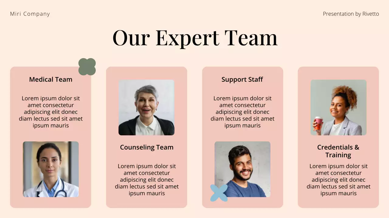 Cream and Peach Substance Abuse Recovery Awareness Presentation