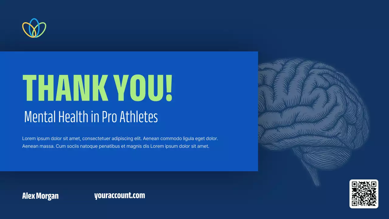 Blue Modern Mental Health Announcement Presentation