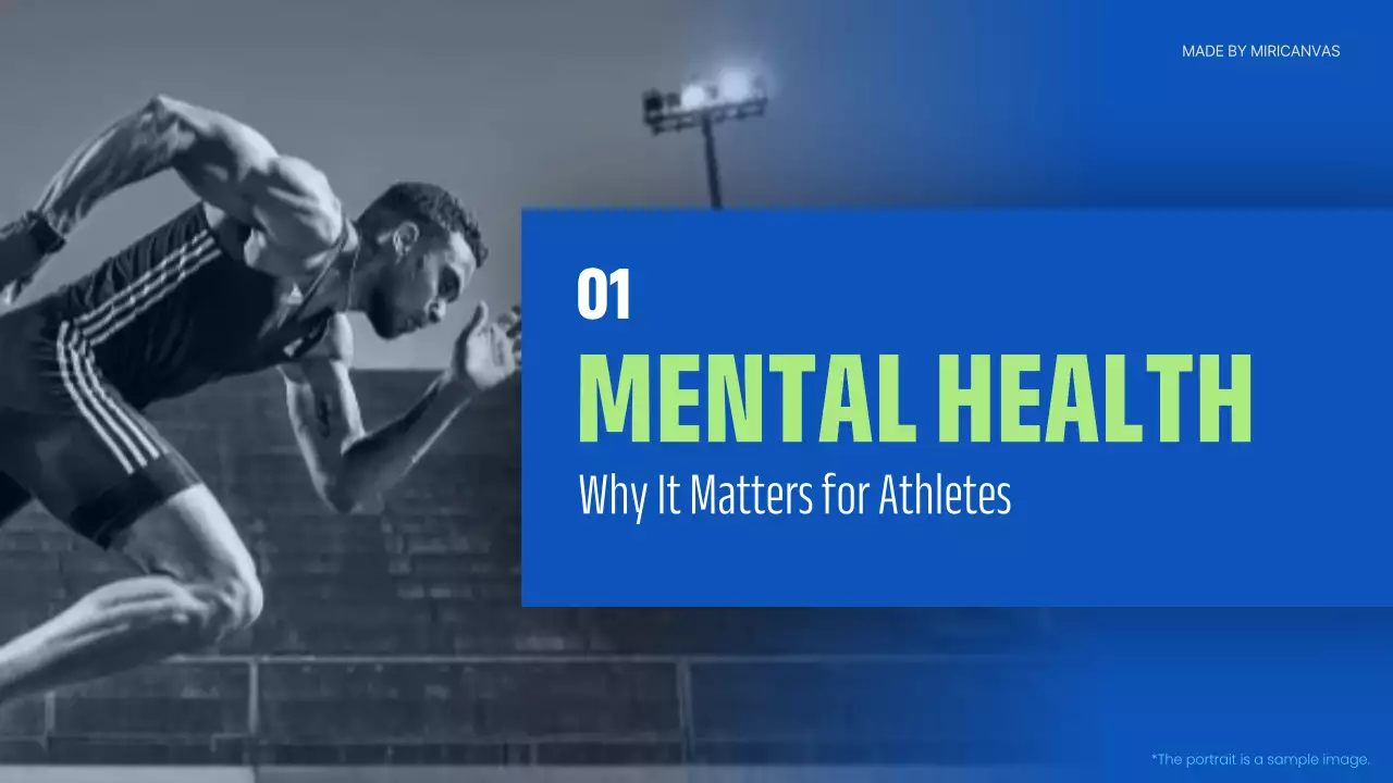 Blue Modern Mental Health Announcement Presentation