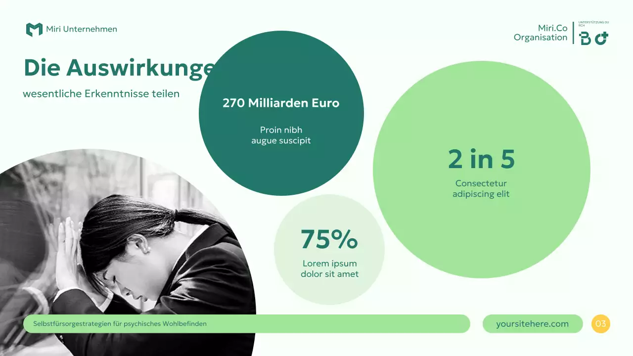 Grüner moderner Wellness-Leitfaden