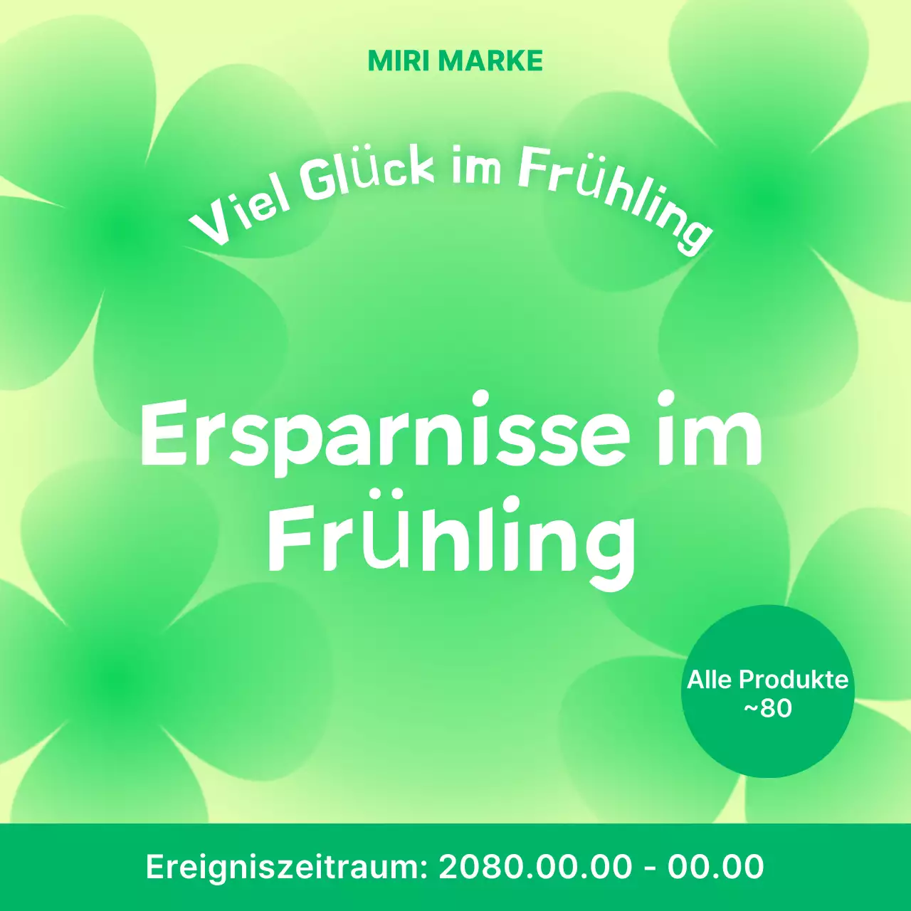 Himmelblaue moderne Verkaufsförderung